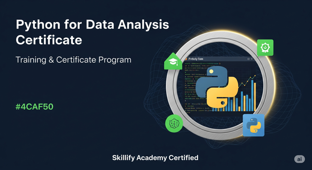 Python for Data Analysis Certificate
